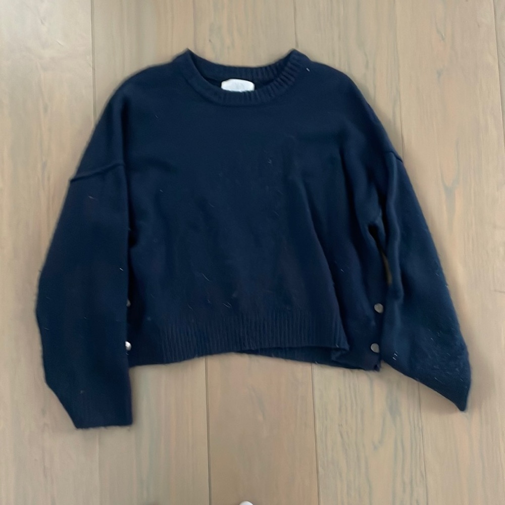 Zara navy sweater